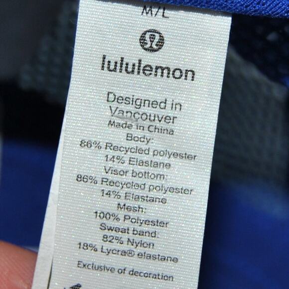 Lululemon Limited Edition Medium/Large Blue Snap Back Hat (NEW) - Picture 8 of 8